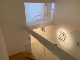 Vista de la exposición "Ritos de paso", obras de Esther Ferrer. Marzo 2019