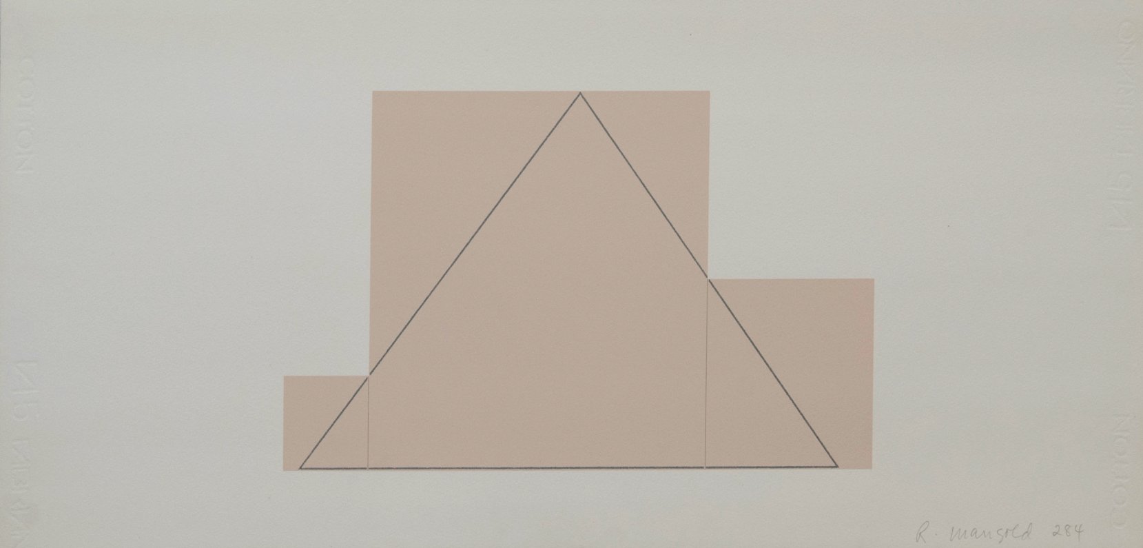 A book of silk screen prints, Multiple panel paintings (1977) - Robert Mangold