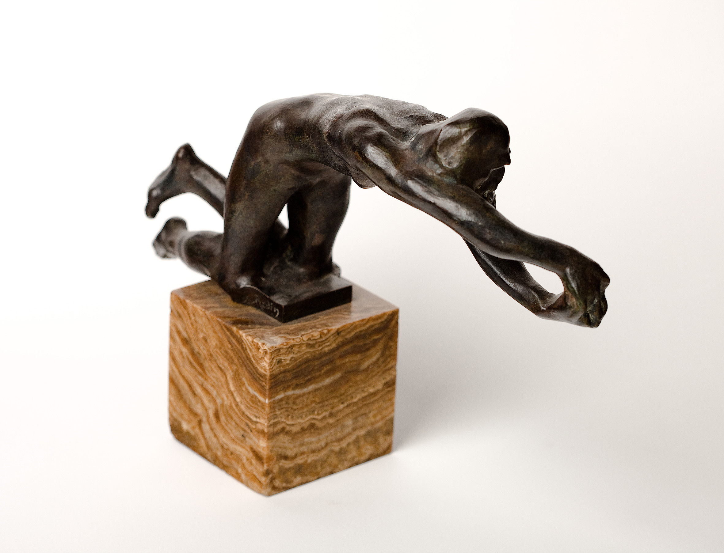 Vieillard suppliant, version à genoux (Anciano arrodillado) (1886) - Auguste Rodin