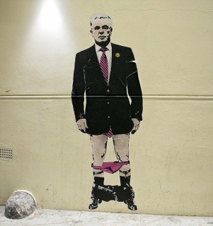 Banksy. Cortesía del Daily Mail