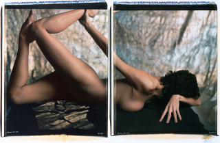 Mujer en 2 partes - Polaroid gigante 50x60 1994