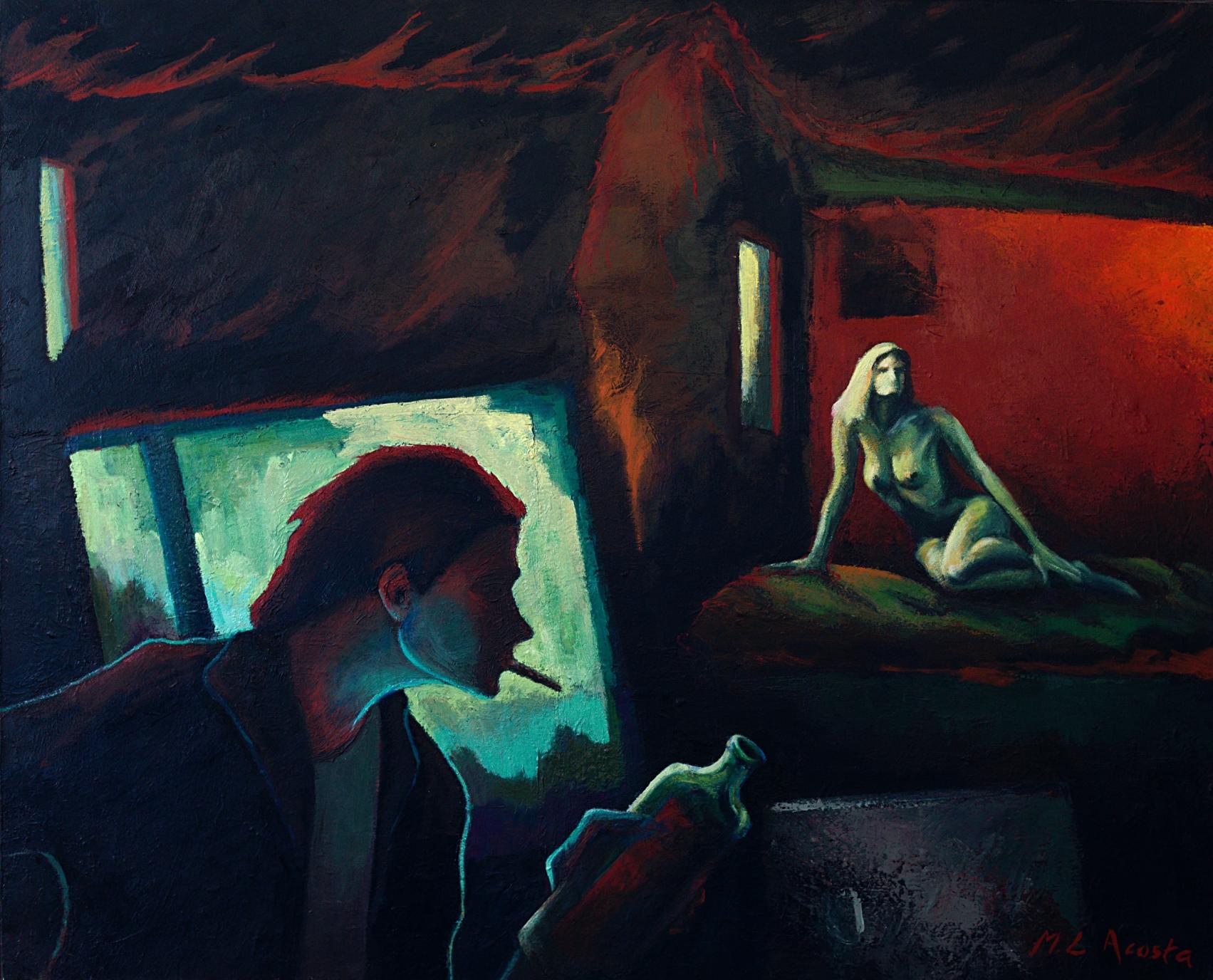 Pintor y modelo by Manuel L Acosta (1994) - Manuel L. Acosta - Acosta, Manuel L.