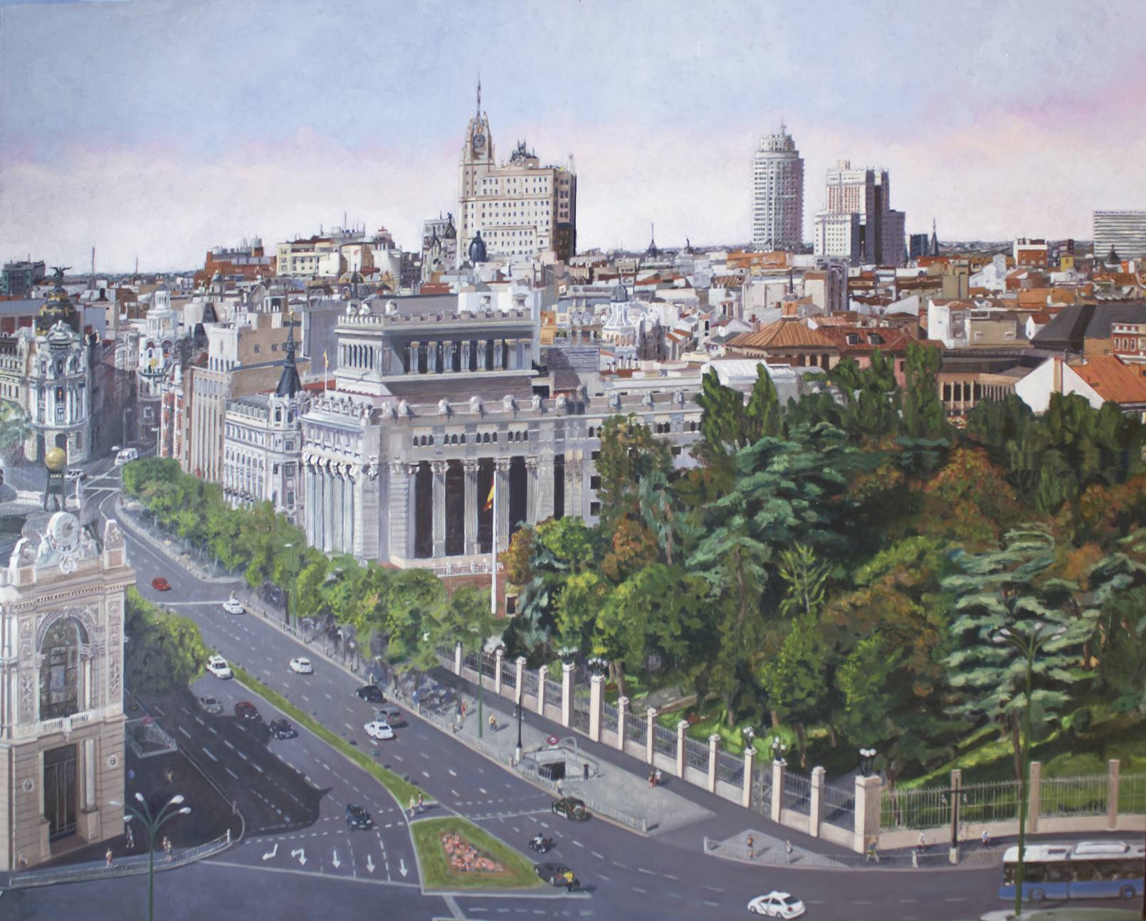 Vista de Madrid desde Cibeles (2013) - Antonio Téllez de Peralta