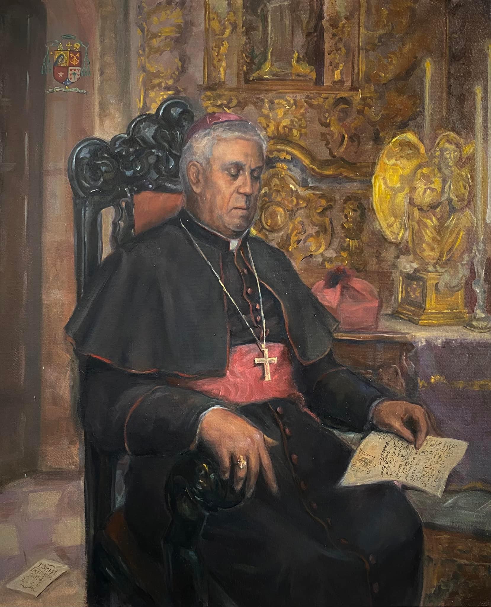 Retrato de Mons. Bernardo Álvarez (2024) - Ismael Francisco Sánchez