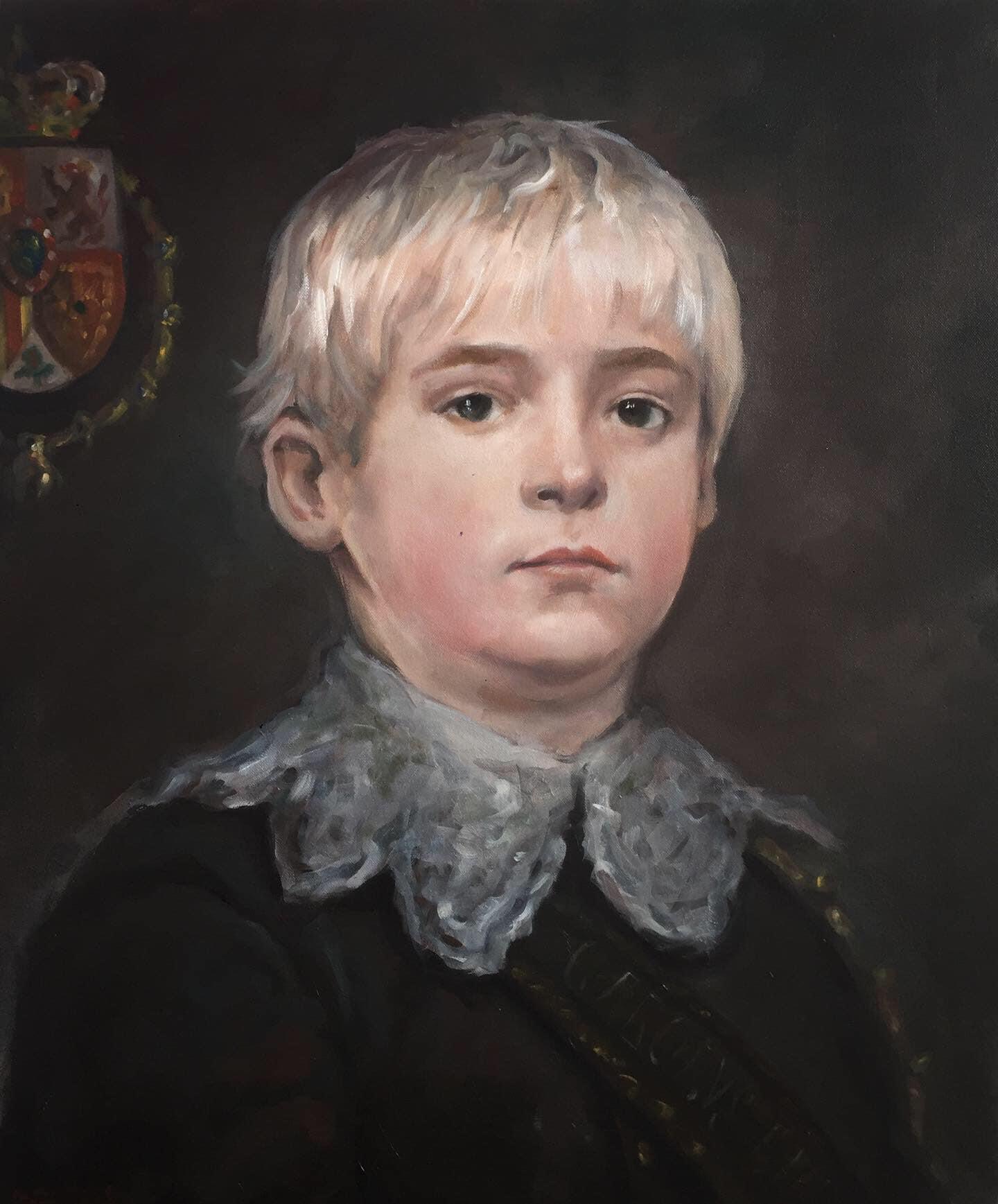 Retrato de Carlos Enrique de Borbón-Parma (2022) - Ismael Francisco Sánchez