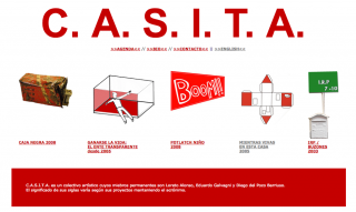 Captura de la página web de C.A.S.I.T.A.