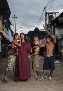 Jesús contra los mercaderes. Iquitos, 2011