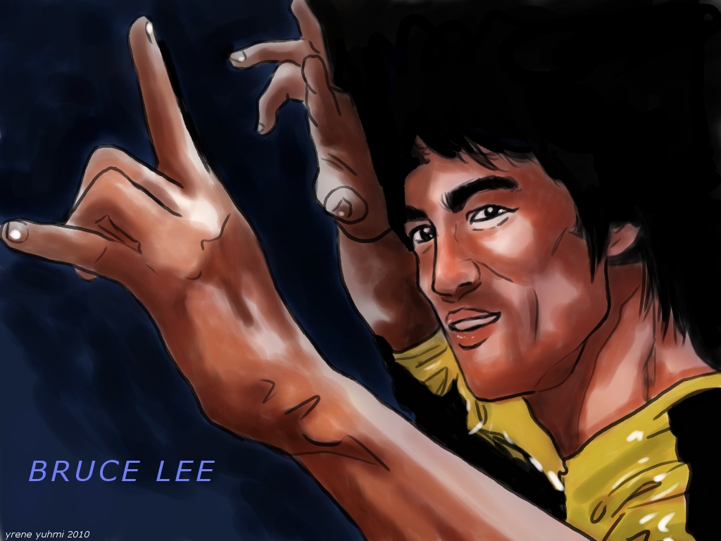 Bruce Lee -movimiento a trazos- (2010) - Irene R. Rodriguez - Yrene Yuhmi