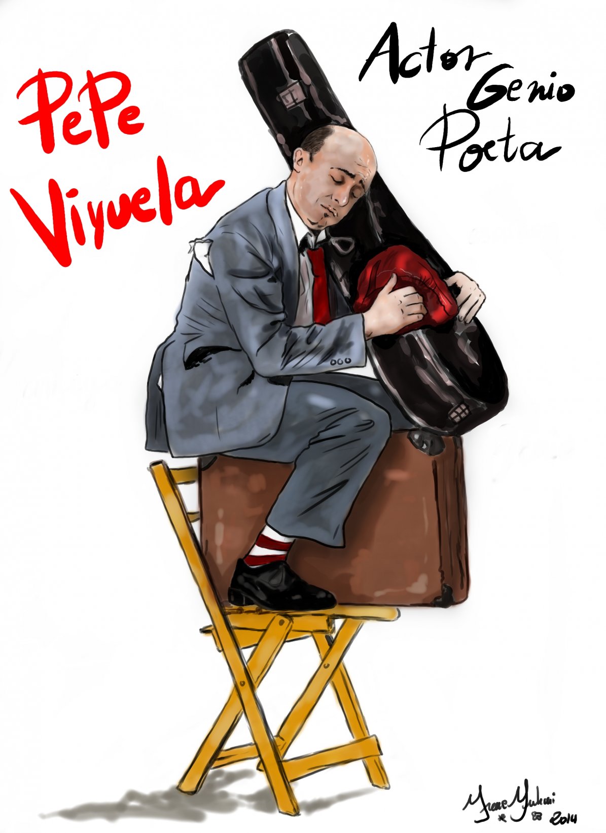 Retrato de Pepe Viyuela (2014) - Irene R. Rodriguez - Yrene Yuhmi