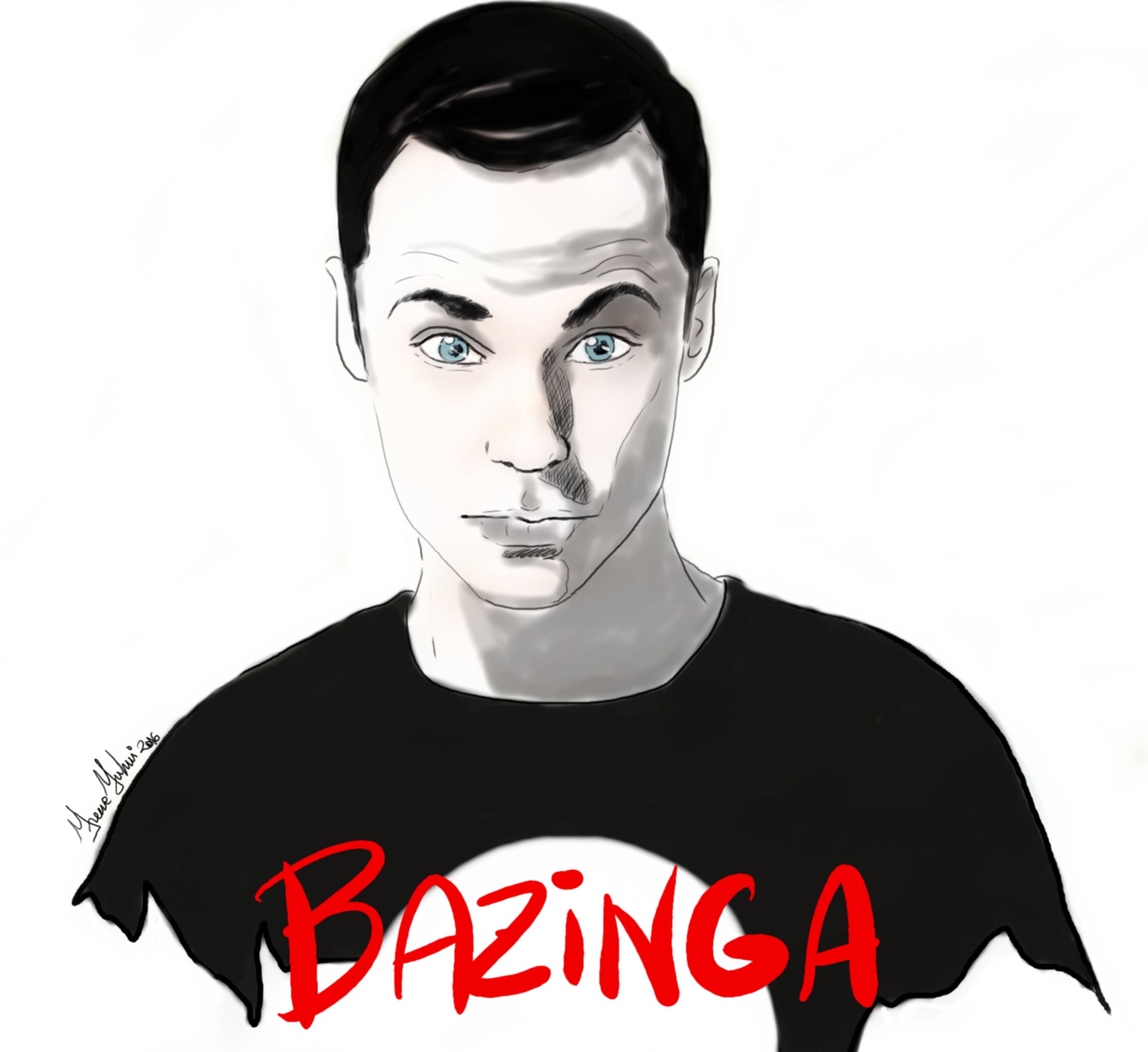 Sheldon Cooper - Bazinga- (2016) - Irene R. Rodriguez - Yrene Yuhmi