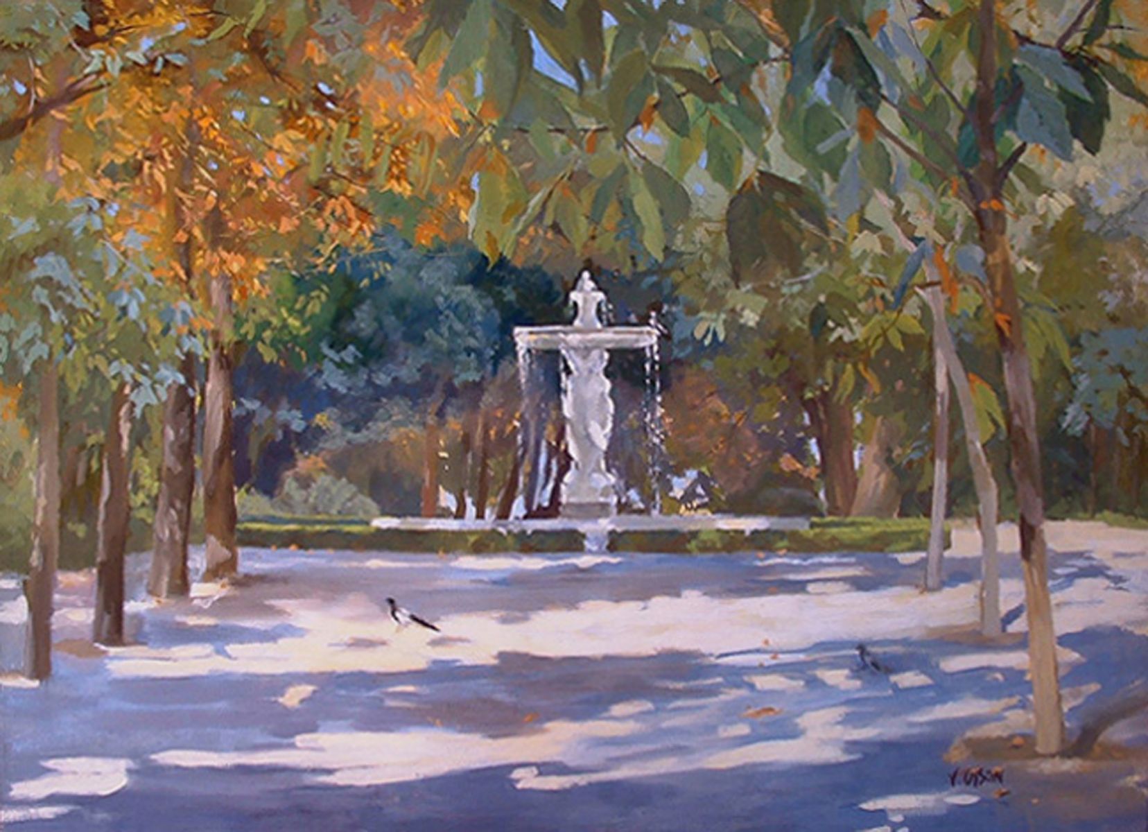 Fuente de las Ninfas Septiembre Madrid, Spain 2008 (2008) - Victoria de los Angeles Olson - Victoria Olson