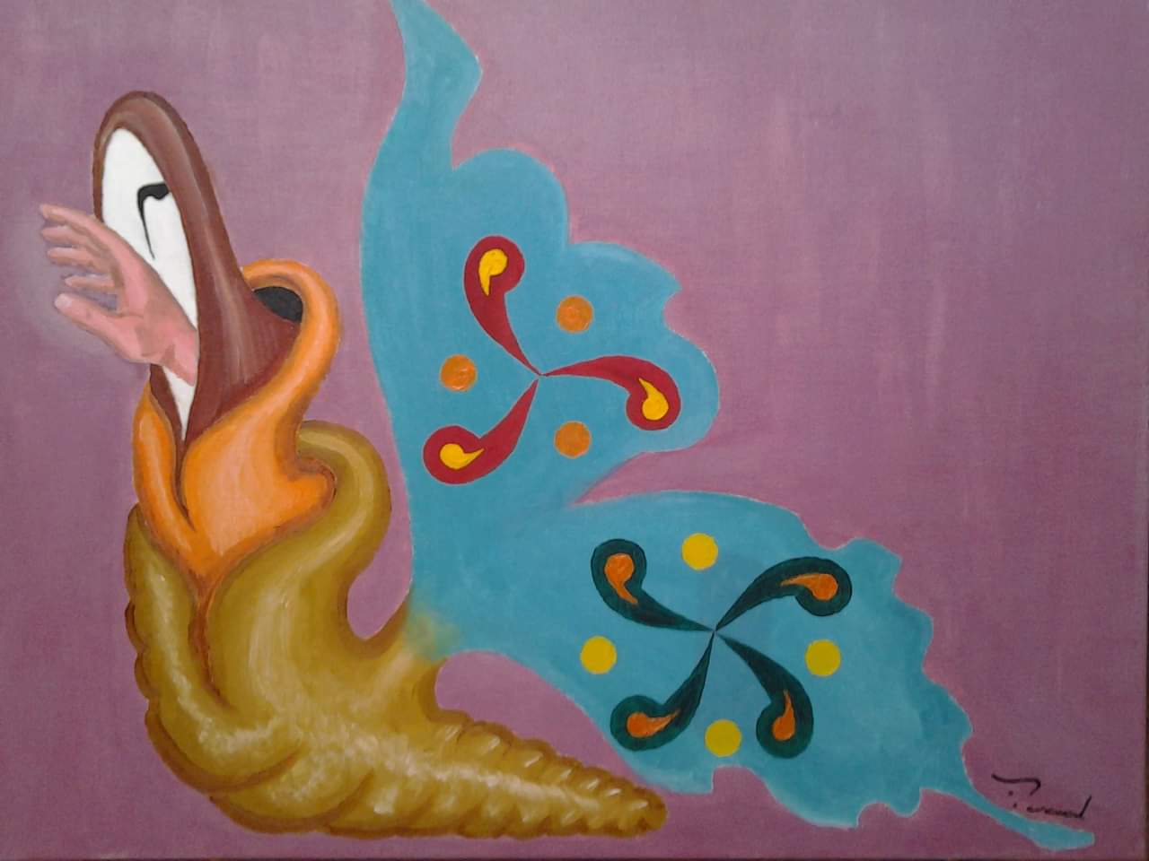 Angel mariposa mimo desnudando su alma. (2012) - Francesc Pascual